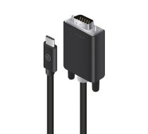 ALOGIC 2m USB-C to VGA Cable - Male to Male - Premium Retail Box Packaging (ELUCVG-02RBLK)