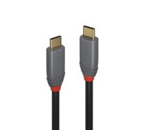 Lindy 0.5m USB 3.2 Type C Cable, 5A PD, Anthra Line (36900)