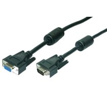 Kabel LogiLink D-Sub (VGA) - D-Sub (VGA) 10m czarny (CV0019) (CV0019)