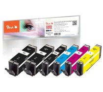 Peach PI100-379 ink cartridge 6 pc(s) Compatible High (XL) Yield Black, Cyan, Magenta, Yellow (PI100-379)