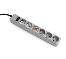 Gembird SPG6-B-6C power extension 1.8 m 6 AC outlet(s) (D4106C135899F53AF91B64EC885BF9E4C01B6618)