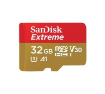 Atmiņas karte SanDisk Extreme microSDXC 512GB + Adapter (SDSQXAV-512G-GN6MA)