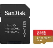SanDisk Extreme microSDXC 64GB  (SDSQXAH-064G-GN6MA)