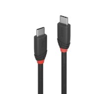Lindy 1m USB 3.2 Type C Cable 3A, Black Line (36906)