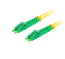 Patchcord światłowodowy Sm Lc/Apc-Lc/Apc Duplex 3.0Mm 1M żółty (FO-LALA-SD11-0010-YE)