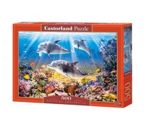 Castorland Puzzle Dolphins Underwater 500 elementów (52547) (GXP-604269)