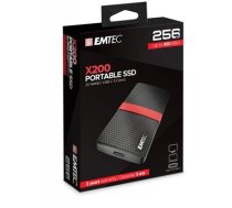 EMTEC SSD 256GB 3.1 Gen2 X200 Portable 4K retail (ECSSD256GX200)