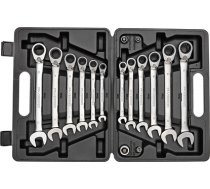 Gedore Gedore Red ring ratchet open ended spanner set, 16-piece, wrench (chrome, SW 8 - 19mm) (3300060)