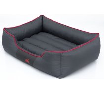 Hobbydog Legowisko Comfort - Szare z czerwoną lamówką XXL (XXL CORSCL12)