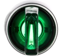 Spamel Przełącznik 3-poł. zielony 2Z podświetlany 230V AC pierścień niklowany (ST22-P3L.Z-20-LED230AC) (ST22-P3L.Z-20-LED230AC)