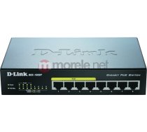 D-Link DGS-1008P network switch Unmanaged Gigabit Ethernet (10/100/1000) Power over Ethernet (PoE) Black (DGS1008P)