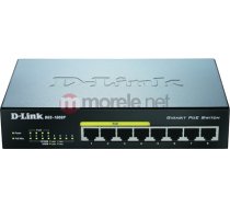 D-Link DGS-1008P network switch Unmanaged Gigabit Ethernet (10/100/1000) Power over Ethernet (PoE) Black DGS1008P