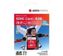 AgfaPhoto SDHC Card 8GB High Speed Class 10 UHS I U1 V10 (10425)
