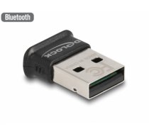 Delock USB Bluetooth 5.0 Adapter Class 1 in micro design - Operating range up to 100 meter (61024)