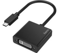 Adapter USB Hama USB-C - DVI Czarny  (002003160000) (002003160000)