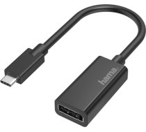 Adapter USB Hama USB-C-Adapter to DP USB-C - DisplayPort Czarny  (002003140000) (002003140000)