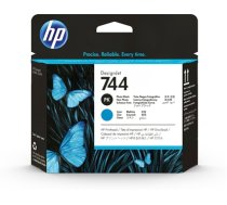 HP 744 Photo Black/Cyan DesignJet Printhead (F9J86A)