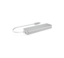 ICY BOX IB-HUB1425-C3 USB 3.2 Gen 1 (3.1 Gen 1) Type-C 5000 Mbit/s Silver (IB-HUB1425-C3)