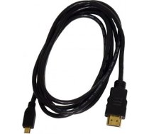 Kabel Art HDMI Micro - HDMI 1.8m czarny (KABHDEM/HDE AL-OEM-38) (KABHDEM/HDE AL-OEM-38)