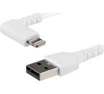 Kabel USB StarTech USB-A - Lightning 1 m Biały (RUSBLTMM1MWR) (RUSBLTMM1MWR)