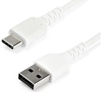 Kabel USB StarTech USB-A - USB-C 2 m Biały (RUSB2AC2MW) (RUSB2AC2MW)