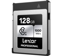 Lexar memory card CFexpress Type B 128GB Professional Silver (LCXEXSL128G-RNENG)