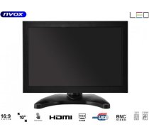 Nvox Monitor dotykowy ips open frame led 10cali vga hdmi usb av 12v 230v (NVOX OPC1019HT)