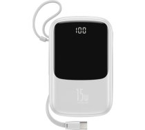 Powerbank Baseus Qpow 15W USB-C 10000mAh Biały (PPQD-A02)