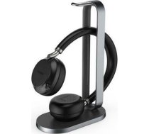 Yealink BH72 Headset Wired & Wireless Head-band Calls/Music USB Type-A Bluetooth Charging stand Black (BH72 with Charging Stand UC Black USB-A)