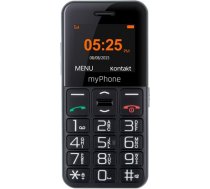 Telefon komórkowy myPhone Halo Easy Czarno-srebrny (5902052866632)