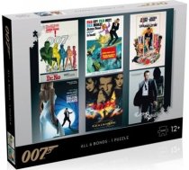 Winning Moves Puzzle James Bond 007 Actor Debut 1000 elementów (GXP-783210)
