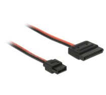 Cable Power SATA 15 pin receptacle  Power Slim SATA 6 pin receptacle (5 V) 24 cm (84857)