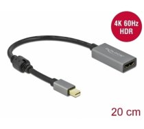 Delock Active mini DisplayPort 1.4 to HDMI Adapter 4K 60 Hz (HDR) (66570)