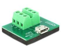 Delock Adapter Micro USB female  Terminal Block 6 Pin (65517)