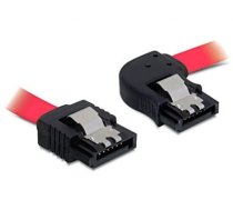 Delock Cable SATA 30cm  rightstraight  metal red (82606)