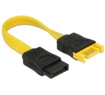 Delock Extension cable SATA 6 Gbs male  SATA female 10 cm yellow (83948)