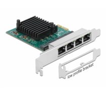 Delock PCI Express x1 Card 4 x RJ45 Gigabit LAN RTL8111 (89025)