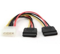 Kabelis Gembird 2 x SATA - Molex (CC-SATA-PSY-0.3M)