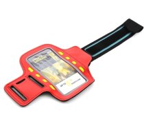 Platinet armband Sport LED, red (43708) (43708)