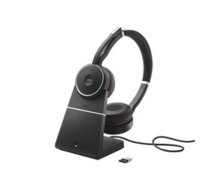 Jabra Evolve 75 MS Wireless On-Ear Headset with Charger (7599-842-199)