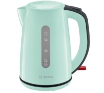 Bosch TWK7502 electric kettle 1.7 L 2200 W Grey, Turquoise (TWK7502)