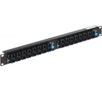 Delta Patch panel 1U 19" 16x RJ-45 / 16x RJ-45 (POE-16/R19) (POE-16/R19)