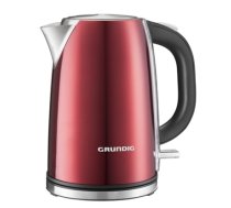 Grundig WK 6330 electric kettle 1.7 L 3000 W Red, Stainless steel (WK 6330)