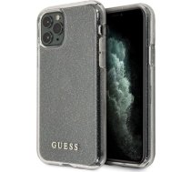 Guess Guess GUHCN58PCGLSI iPhone 11 Pro srebrny/silver hard case Glitter (60708-uniw)