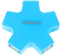 HUB USB Omega 4x USB-A 2.0 (OUH24SBL) (OUH24SBL)