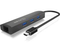 ICY BOX IB-HUB1406-C USB 3.2 Gen 1 (3.1 Gen 1) Type-C Anthracite (IB-HUB1406-C)