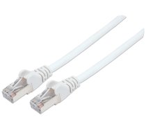 Intellinet Network Patch Cable, Cat6, 5m, White, Copper, S/FTP, LSOH / LSZH, PVC, RJ45, Gold Plated Contacts, Snagless, Booted, Lifetime Warranty, Polybag (735636)