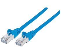 Intellinet Network Patch Cable, Cat6A, 1.5m, Blue, Copper, S/FTP, LSOH / LSZH, PVC, RJ45, Gold Plated Contacts, Snagless, Booted, Lifetime Warranty, Polybag (350747)