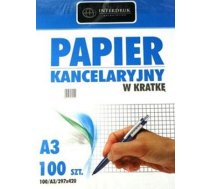 Interdruk Papier kancelaryjny w kratkę A3/100 arkuszy (WIKR-003770)