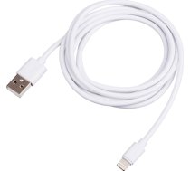 Kabel USB Akyga USB-A - Lightning 1.8 m Biały (AK-USB-31) (AK-USB-31)